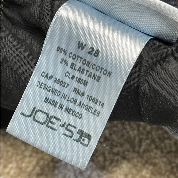 Joes the honey bootcut jeans sz 28W mid rise dark wash stretch frayed hem jeans - Picture 10 of 12